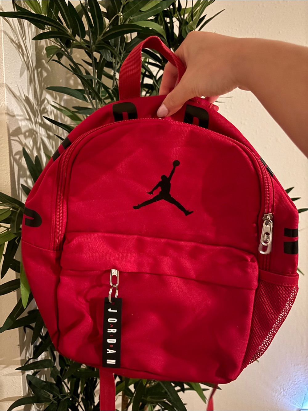 Jordan Red kid’s Compact Backpack